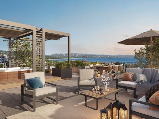 Appartement à vendre - neuf 350 000 € 2 pièces 1 chambre 40,4 m² 3ème étage Nord Cavalaire-sur-Mer 83240