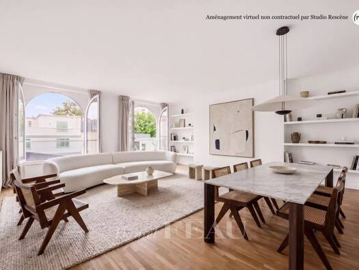Appartement à vendre 560 000 € 4 pièces 3 chambres 97,7 m² Étage 1/3 Suresnes 92150