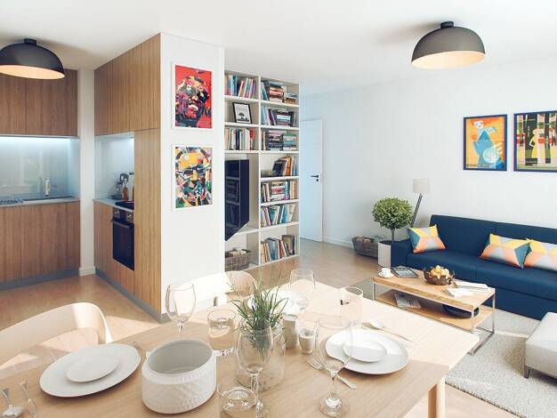 Appartement à vendre - neuf 242 000 € 3 pièces 2 chambres 61 m² dès le 31/03/2028 La Corniche-Frot-Saint Faron-Clémenceau Meaux 77100