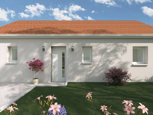Terrain avec maison neuve à vendre 153 000 € 3 pièces 2 chambres 71 m² 768 m² de terrain Durdat-Larequille 03310