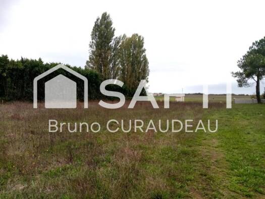 Terrain constructible viabilisé à vendre 89 000 € 4 026 m² de terrain Virollet 17260