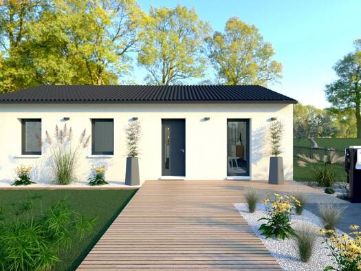 Terrain avec maison neuve à vendre 176 440 € 4 pièces 3 chambres 80 m² 461 m² de terrain Ossun 65380