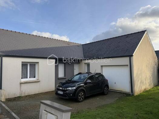 Maison de plain-pied à vendre 285 000 € 5 pièces 4 chambres 92 m² Brelevenez Centre Lannion 22300