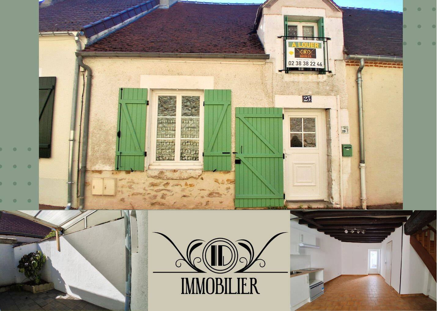Maison 2 pièces 34 m² · à Briare · 33,5 m² · 560 €