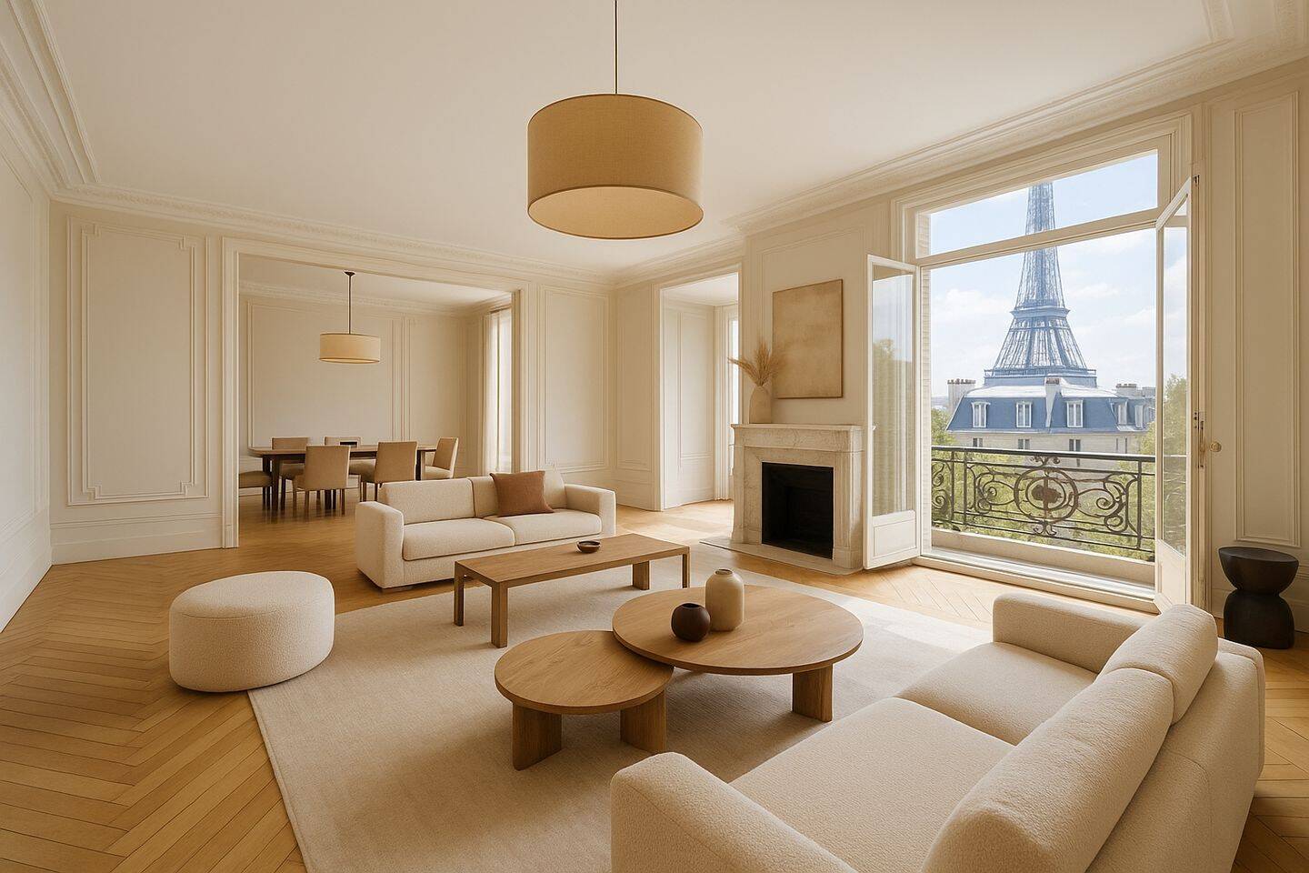 Appartement 5 pièces 170 m² · à Paris 16ème Arrondissement · 170 m² · 15 000 €/mois