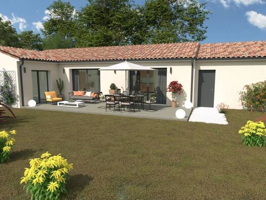 Terrain avec maison neuve à vendre 282 000 € 4 pièces 2 chambres 108 m² 696 m² de terrain Ma Campagne-Petit Fresquet Angoulême 16000