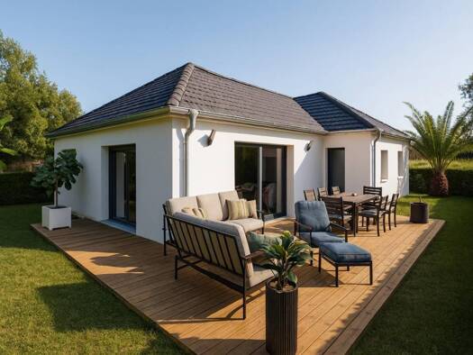 Terrain avec maison neuve à vendre 256 800 € 5 pièces 3 chambres 99 m² Saint-Vigor-le-Grand 14400