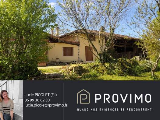 Maison à vendre 188 000 € 4 pièces 2 chambres 95,5 m² 1 876 m² de terrain Saint-Étienne-du-Bois 01370