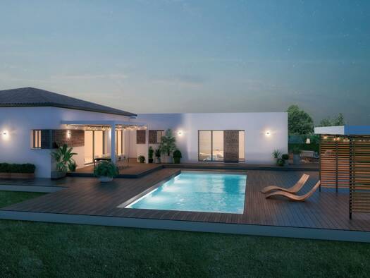 Terrain avec maison neuve à vendre 295 000 € 5 pièces 4 chambres 104 m² 780 m² de terrain Nègrepelisse 82800