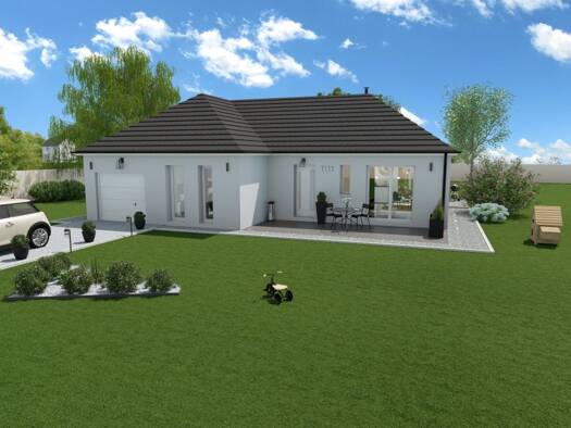 Terrain avec maison neuve à vendre 269 000 € 1 pièce 3 chambres 95 m² 415 m² de terrain Bantzenheim 68490
