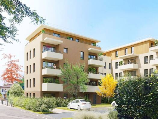 Appartement à vendre - neuf 264 000 € 2 pièces 1 chambre 43 m² RDC Ouest Ville-la-Grand 74100