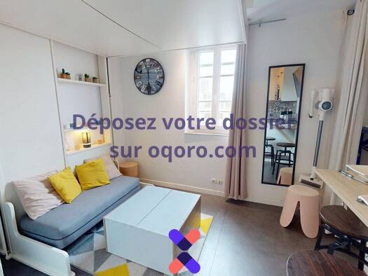 Appartement à louer 620 € 1 pièce 13 m² 4ème étage dès le 16/05/2026 Centre Rennes 35000