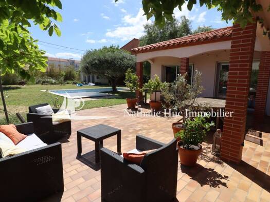 Villa à vendre 525 000 € 7 pièces 5 chambres 165 m² 1 301 m² de terrain Saint Assiscle Perpignan 66000