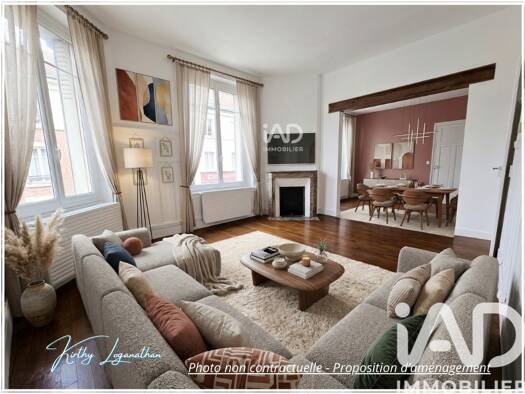 Appartement à vendre 199 000 € 3 pièces 2 chambres 71 m² RDC/2 Cernay Jamin-Jean Jaurès-Epinettes Reims 51100