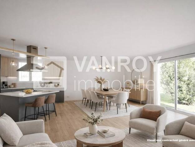 Maison de plain-pied à vendre 469 000 € 4 pièces 2 chambres 100 m² 899 m² de terrain Aiguillon-Port La Teste-de-Buch 33260