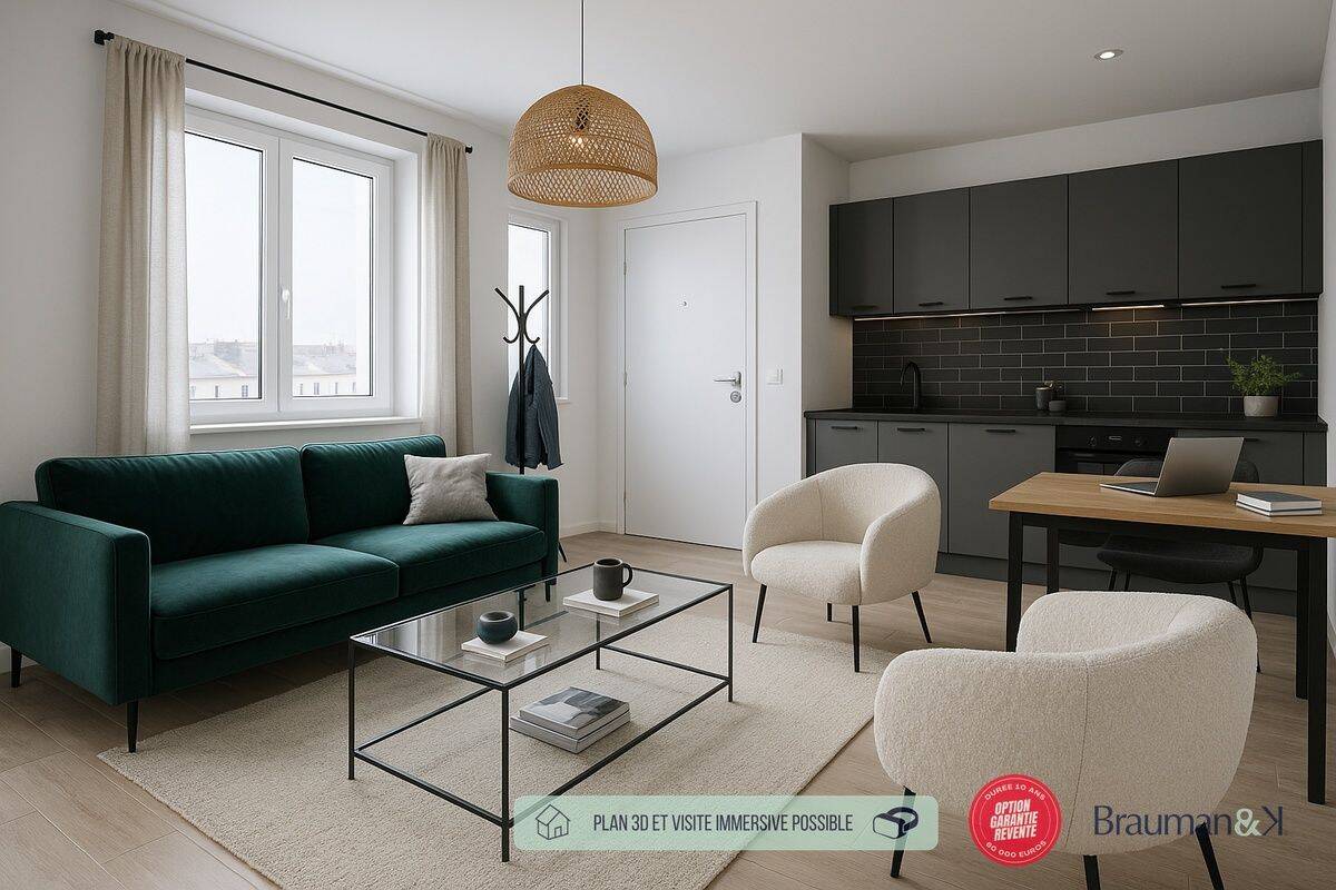 Appartement 1 pièce 30 m² · à Saint-Nazaire · 30 m² · 159 900 €
