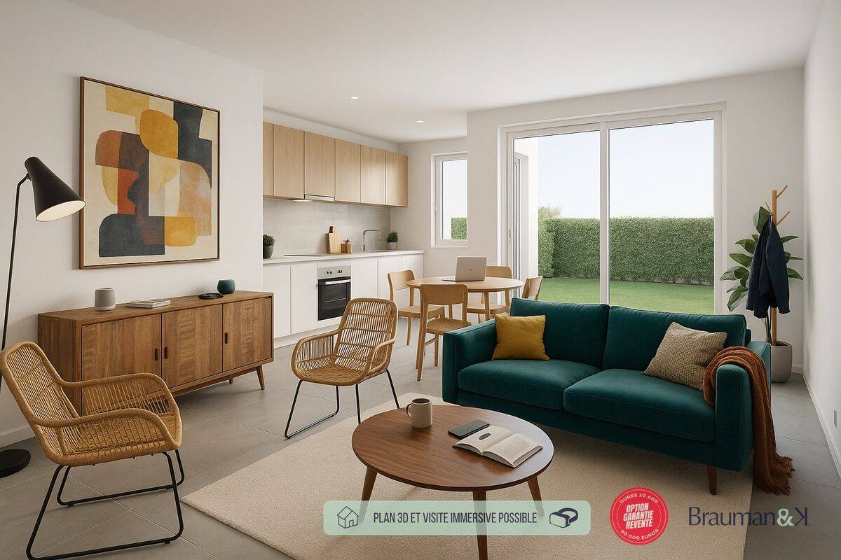 Appartement 3 pièces 61 m² · à Amiens · 61 m² · 219 577 €