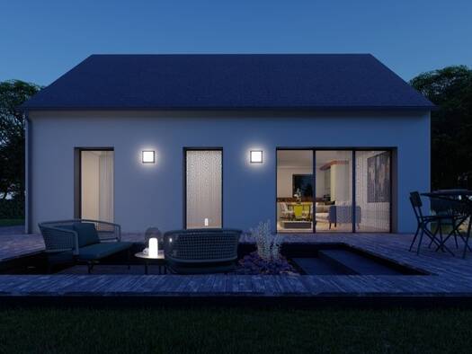 Terrain avec maison neuve à vendre 219 900 € 4 pièces 3 chambres 70 m² 393 m² de terrain Ploubazlanec 22620