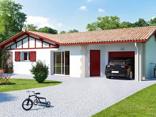 Terrain avec maison neuve à vendre 428 000 € 4 pièces 3 chambres 90 m² 500 m² de terrain Bourg Kechiloa Urrugne 64122