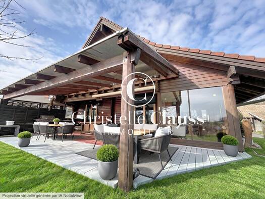 Maison à vendre 593 600 € 8 pièces 4 chambres 161 m² 1 916 m² de terrain Bruebach 68440