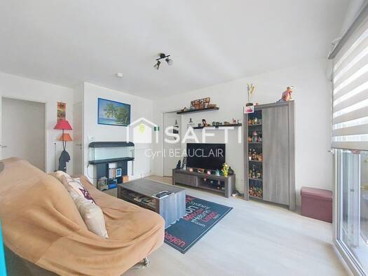 Appartement à vendre 176 375 € 2 pièces 1 chambre 45 m² Étage 1/8 Grêneraie-Clos Torreau Nantes 44200