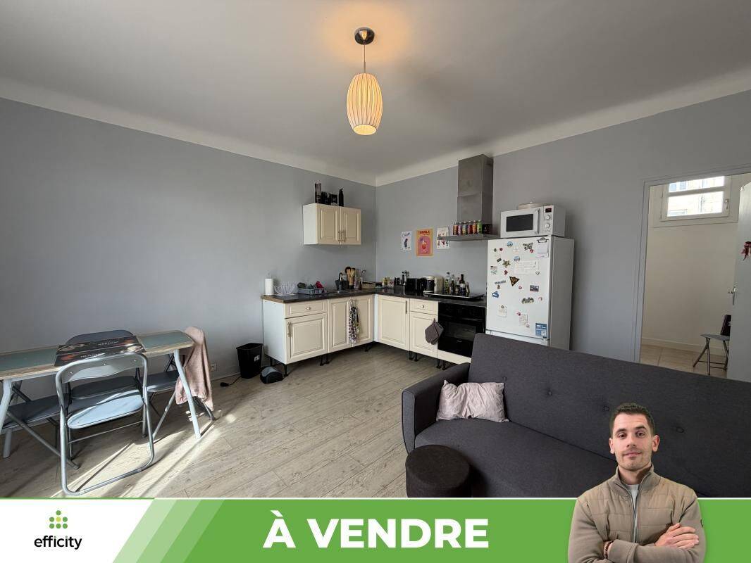 Appartement 3 pièces 60 m² · à Poitiers · 60,2 m² · 124 000 €