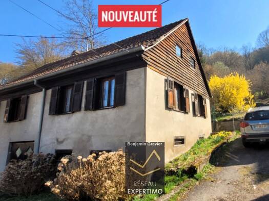 Maison de plain-pied à vendre 91 800 € 4 pièces 3 chambres 70 m² 544 m² de terrain Eschbach-au-Val 68140