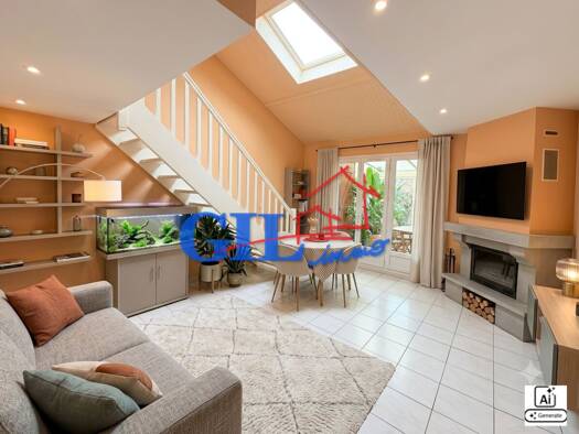 Maison de plain-pied à vendre 275 000 € 5 pièces 3 chambres 106 m² 329 m² de terrain Plessis la Forêt Savigny-le-Temple 77176