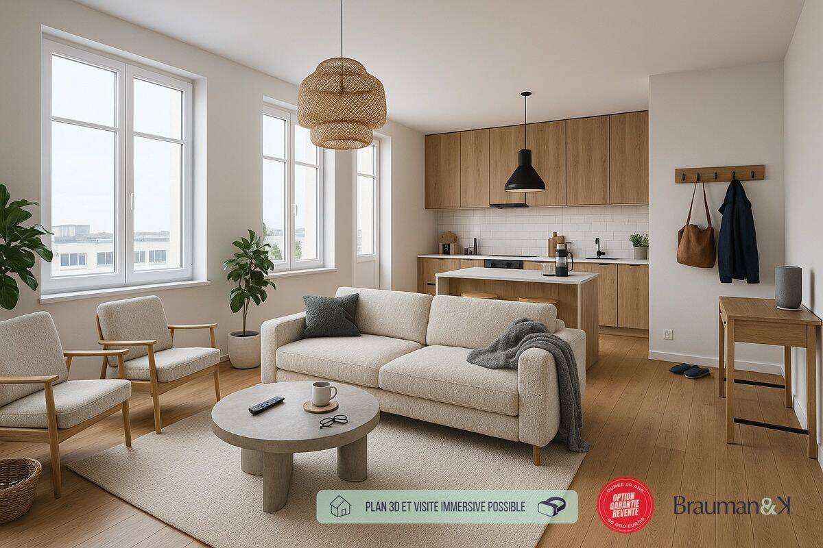 Appartement 4 pièces 68 m² · à Gennevilliers · 68 m² · 349 000 €
