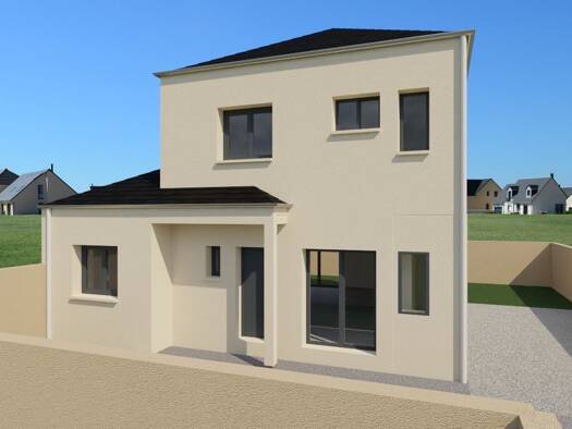 Terrain avec maison neuve à vendre 246 500 € 4 pièces 3 chambres 74 m² 173 m² de terrain Cuisy 77165