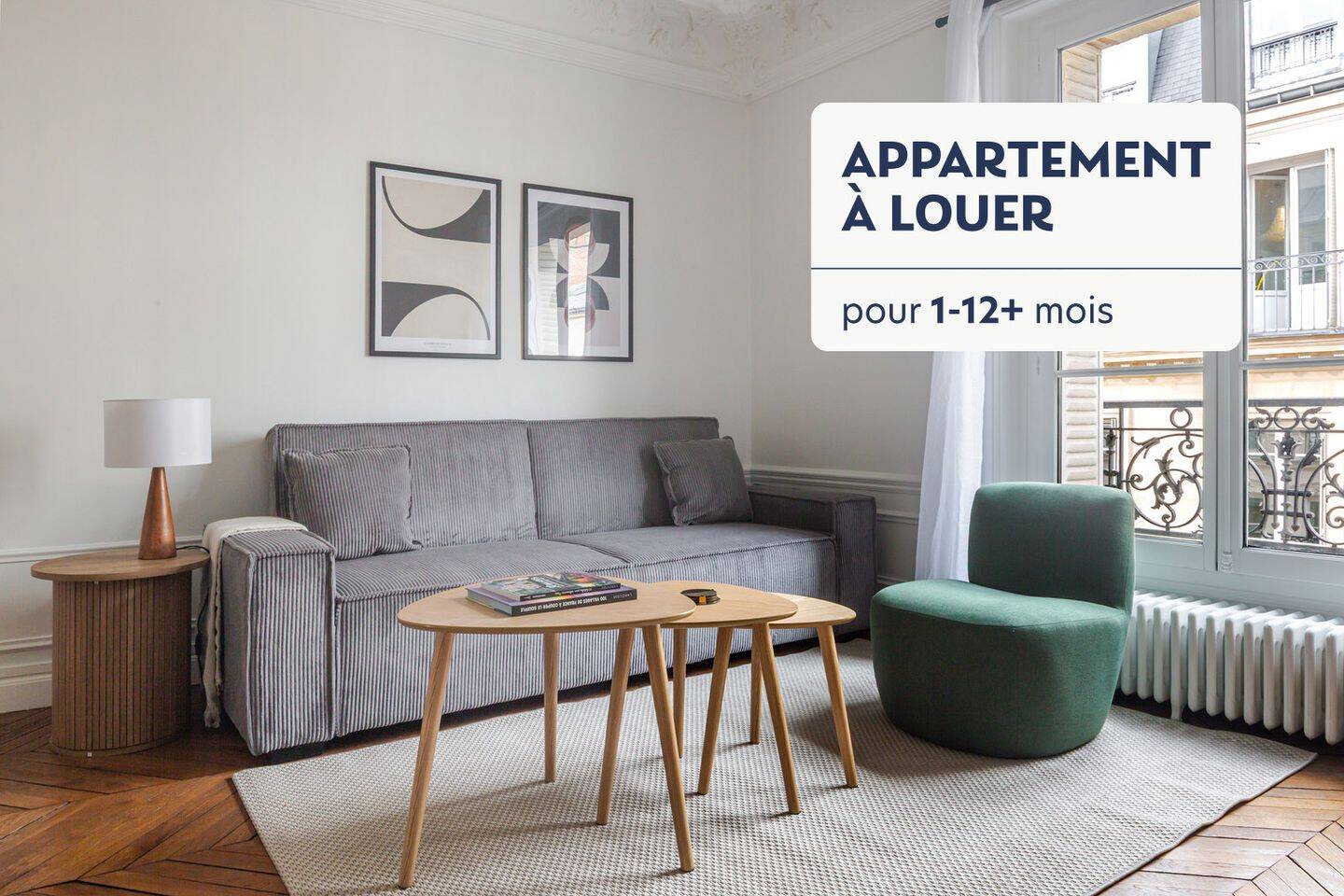 Appartement 4 pièces 96 m² · à Paris 8ème Arrondissement · 95,6 m² · 6 560 €