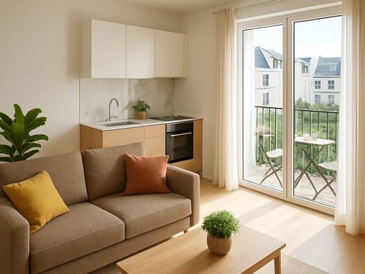 Appartement à vendre - neuf 367 000 € 2 pièces 1 chambre 45 m² 1er étage Chemins des Vignes Issy-les-Moulineaux 92130
