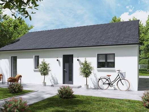 Terrain avec maison neuve à vendre 260 615 € 4 pièces 3 chambres 79 m² 540 m² de terrain Mormant 77720