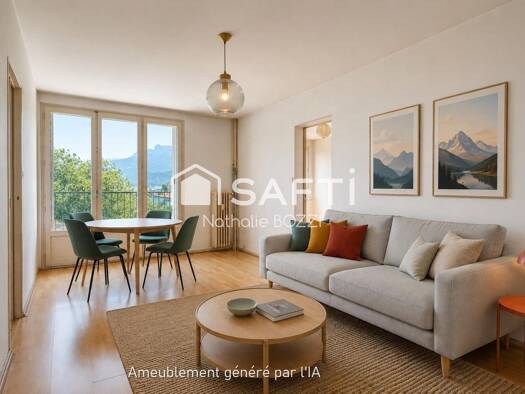 Appartement à vendre 79 000 € 3 pièces 2 chambres 61 m² Étage 6/12 Allies-Clos d'Or Grenoble 38100