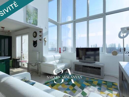 Duplex à vendre 385 000 € 5 pièces 3 chambres 102 m² Étage 5/6 Val d'Athis Athis-Mons 91200