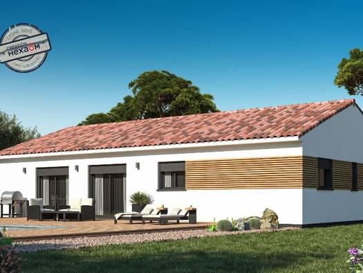 Terrain avec maison neuve à vendre 299 500 € 5 pièces 4 chambres 104 m² 1 127 m² de terrain Arcizac-Adour 65360