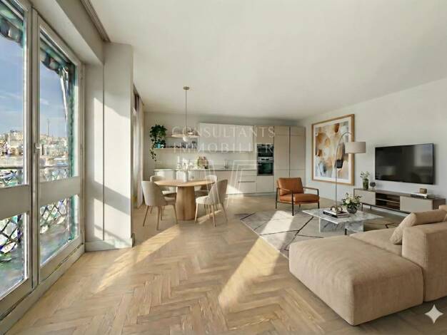 Appartement à vendre 645 000 € 2 pièces 1 chambre 59 m² Étage 5/5 Courcelles-Wagram Paris 17ème 75017