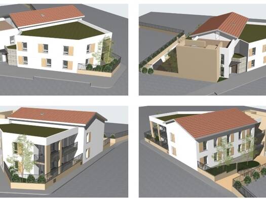Appartement à vendre - neuf 365 000 € 3 pièces 2 chambres 73,7 m² Azieu Genas 69740
