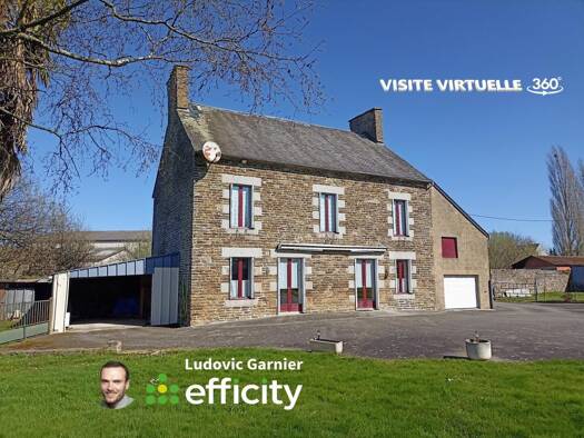 Maison de ville à vendre 175 900 € 6 pièces 4 chambres 165 m² 2 100 m² de terrain Saint-Hilaire-du-Harcouët 50600