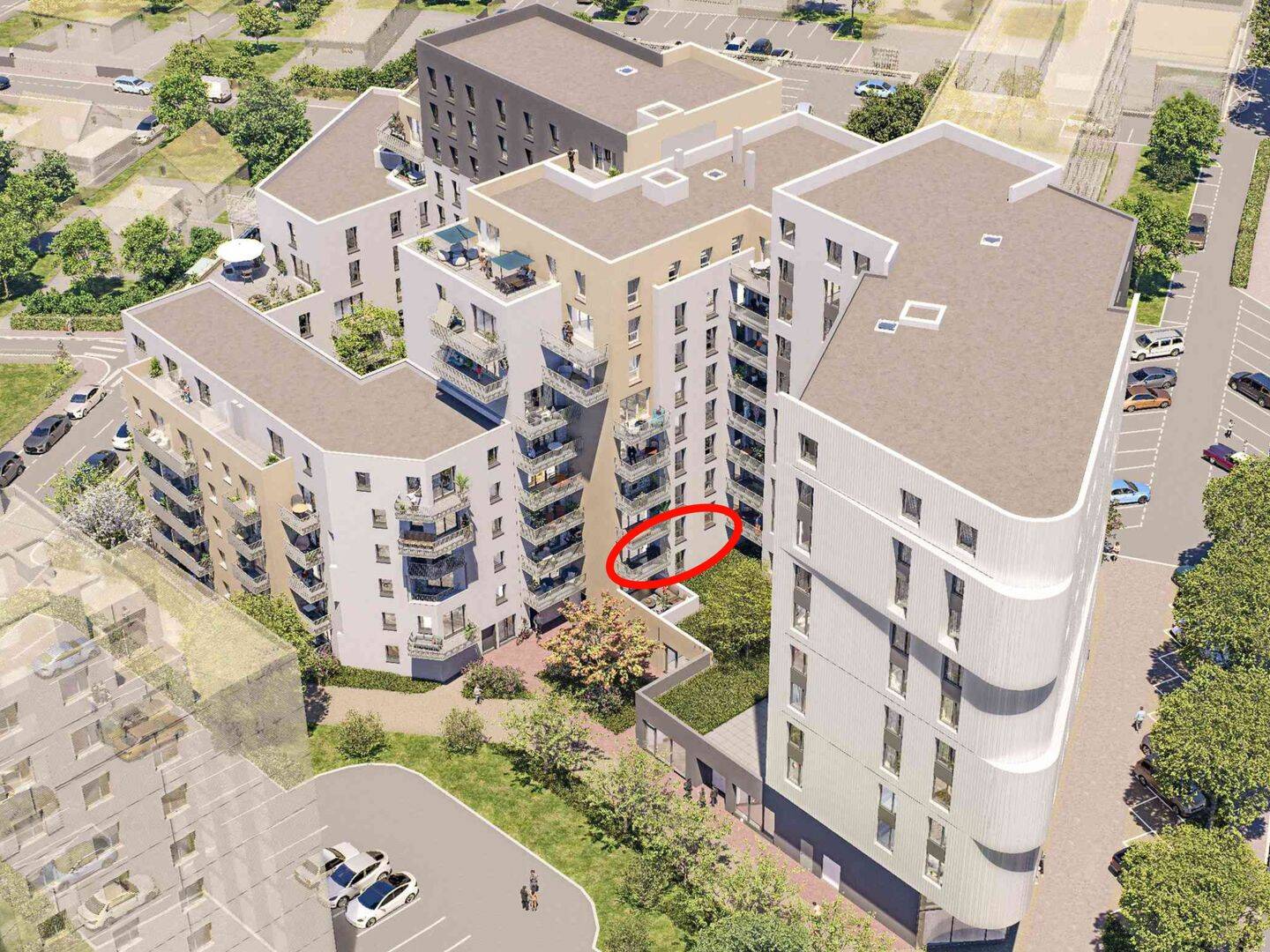 Appartement 3 pièces 60 m² · à Caen · 60 m² · 276 900 €