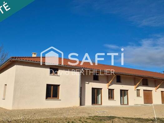 Maison à vendre 475 000 € 4 pièces 3 chambres 145 m² 3 538 m² de terrain Saint-Étienne-du-Bois 01370