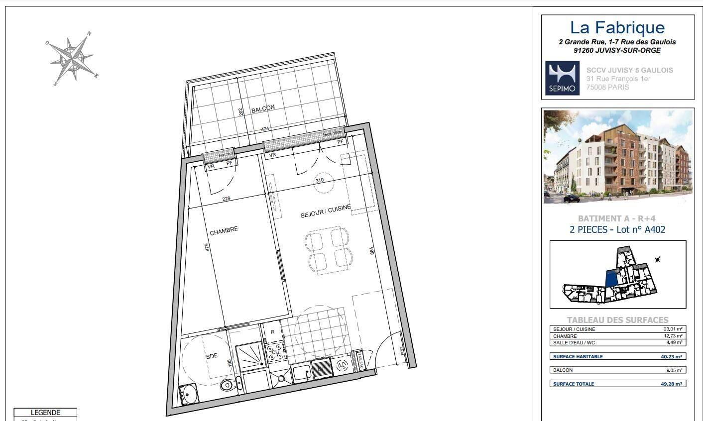 Appartement 2 pièces 40 m² · à Juvisy-sur-Orge · 40,2 m² · 812 €