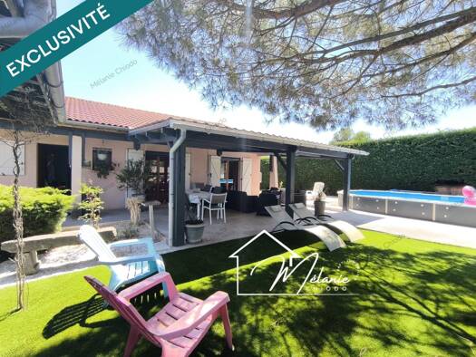 Maison de plain-pied à vendre 338 000 € 4 pièces 3 chambres 93 m² 850 m² de terrain Pont-du-Château 63430