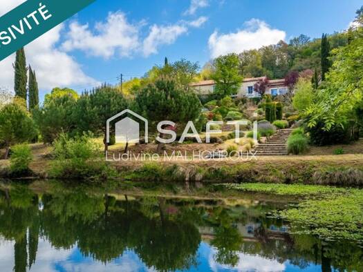 Maison à vendre 349 800 € 8 pièces 5 chambres 400 m² 10 349 m² de terrain Sers 16410