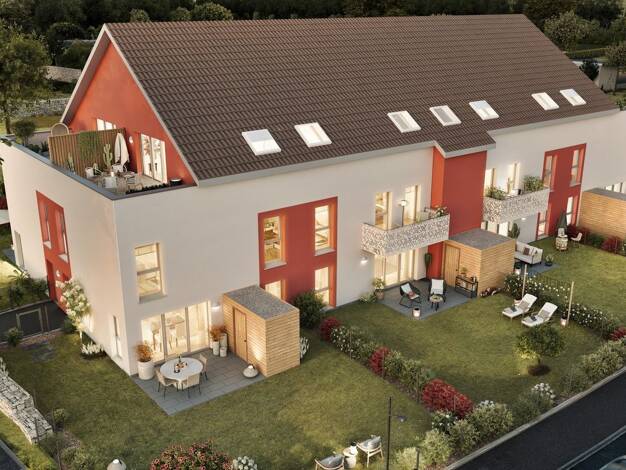 Appartement à vendre - neuf 164 400 € 2 pièces 1 chambre 47 m² 1er étage Forges-Miotte-Champ de Mars Belfort 90000