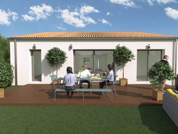 Terrain avec maison neuve à vendre 330 000 € 4 pièces 3 chambres 85 m² 470 m² de terrain Sainte-Soulle 17220