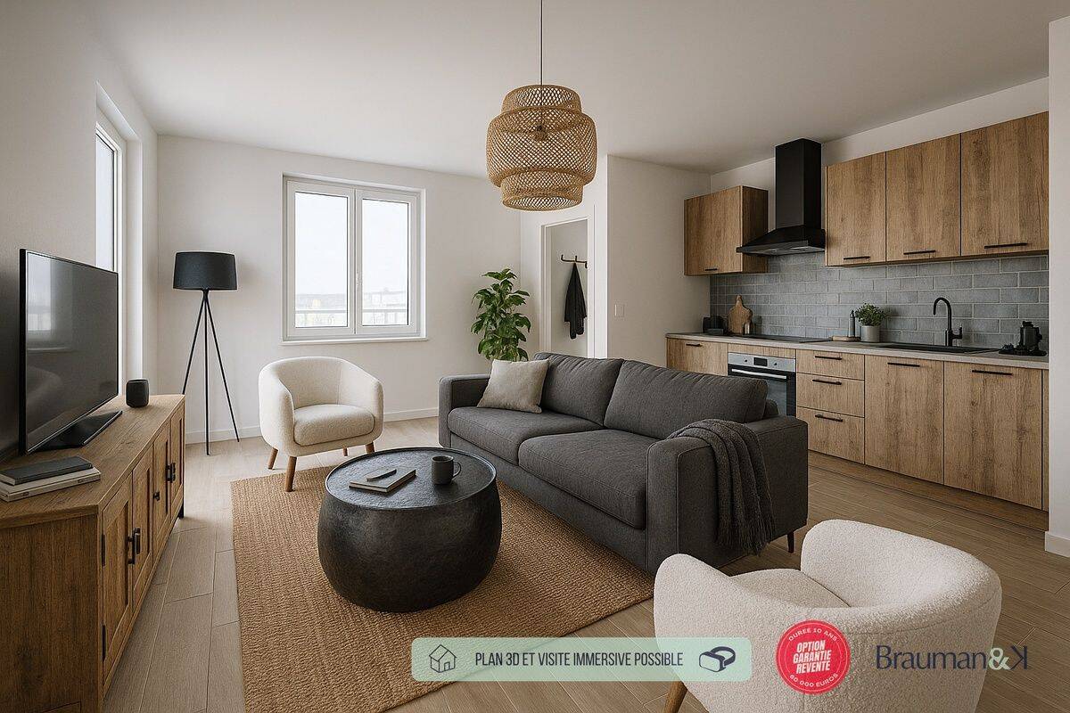 Appartement 2 pièces 42 m² · à Clichy · 42 m² · 347 700 €