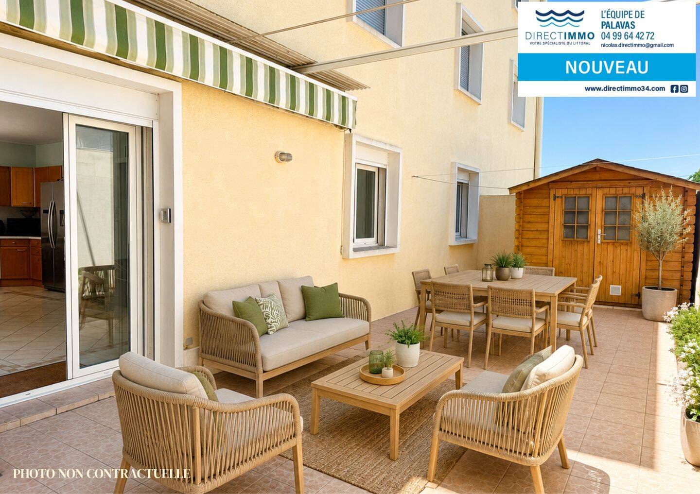 Appartement 4 pièces 57 m² · à Palavas-les-Flots · 57 m² · 294 000 €
