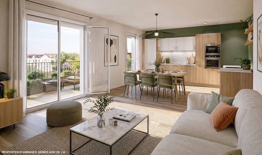 Appartement 3 pièces 61 m² · à Évreux · 61,1 m² · 202 583 €