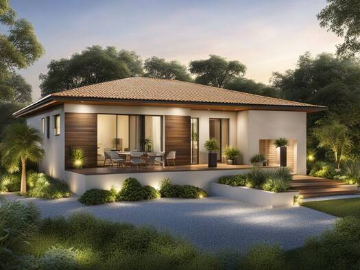 Maison de plain-pied à vendre 216 900 € 3 pièces 2 chambres 70 m² 276 m² de terrain Latour-Bas-Elne 66200